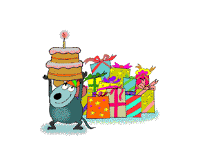 Gif joyeux anniversaire souris